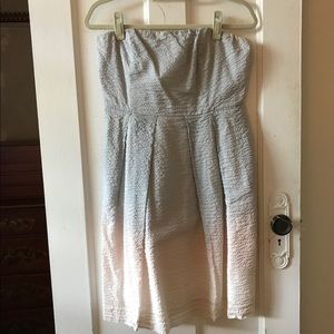 Strapless J. Crew Ombré Dress